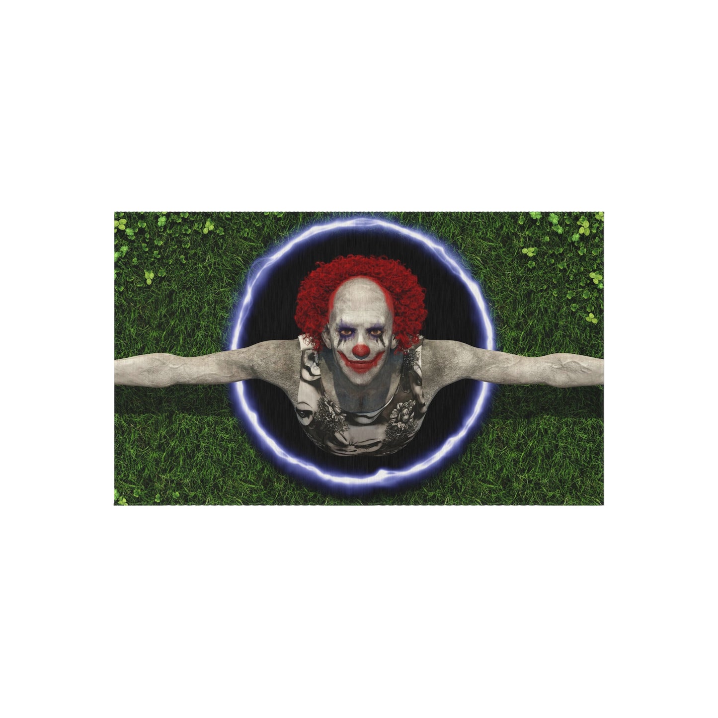 Clown in Hole Rug